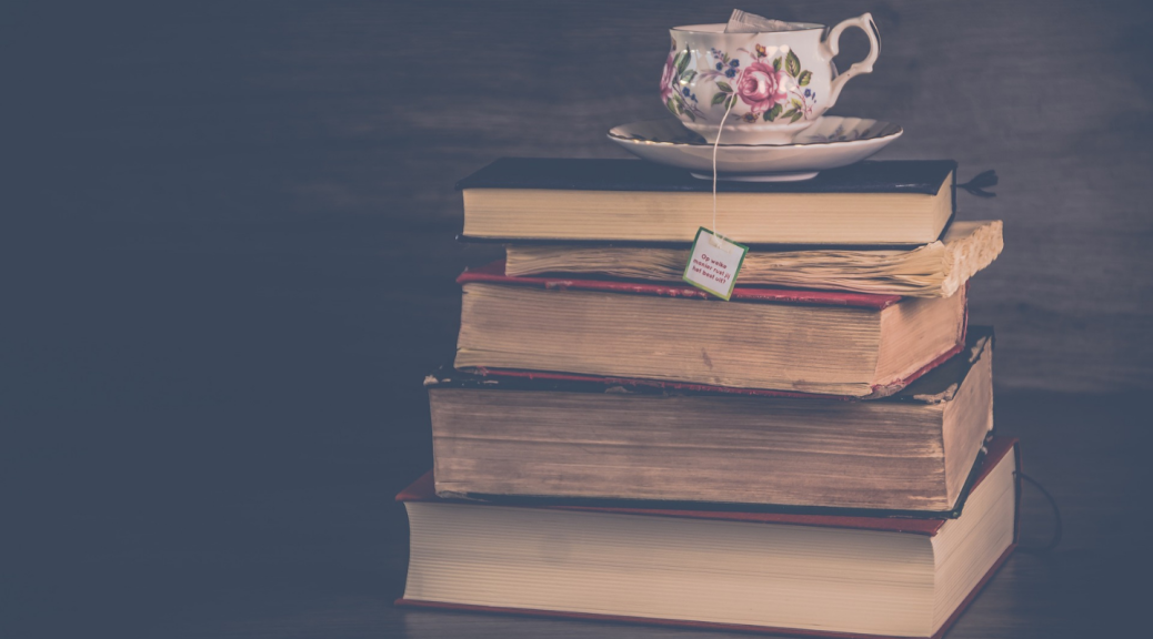 books with teacup