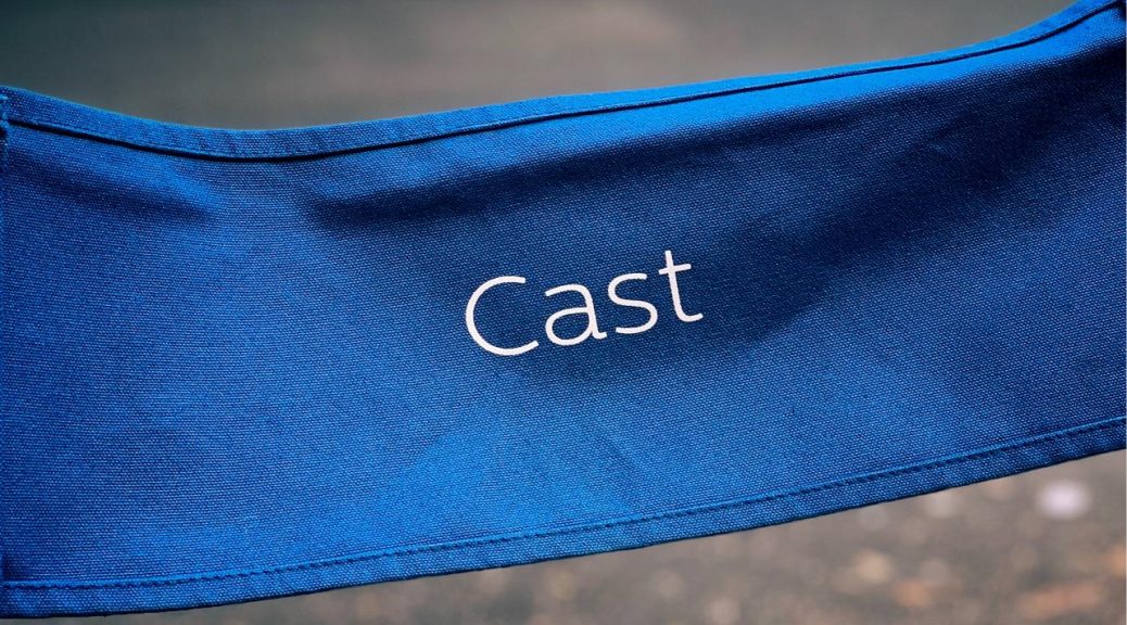 blue cast chair back